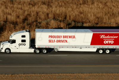 otto self-driven beer truck